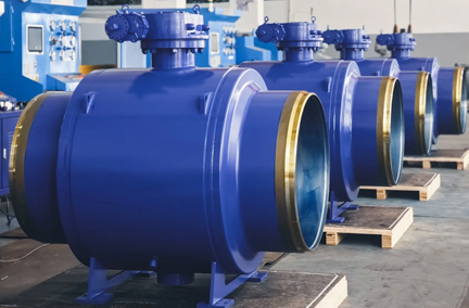 Our DN800 Heating-Specialized Ball Valve Enters Final Painting Stage – Premium Craftsmanship Ensures Heating Safety