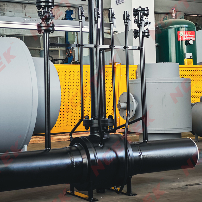 NCETEK Buried Ball Valve For Underground Pipeline System Projects