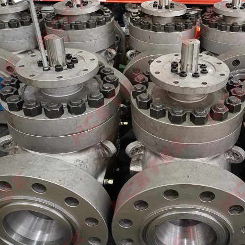 NCETEK Top Entry Trunnion Ball Valve For Industrial Pipeline Systems