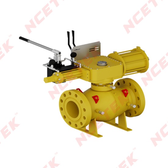 NCETEK API Top Entry Ball Valve With Fire Safe Design