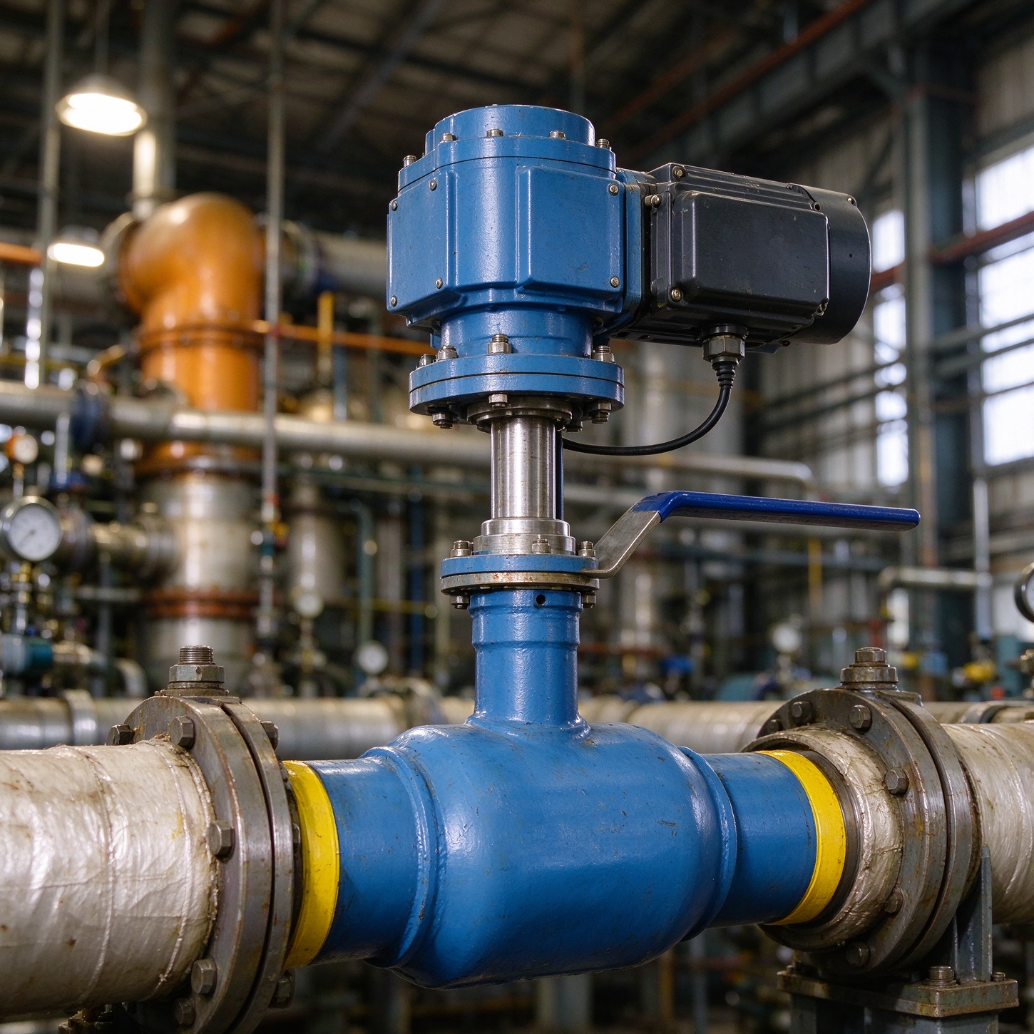 High Temperature Ball Valve and Actuator Mounting