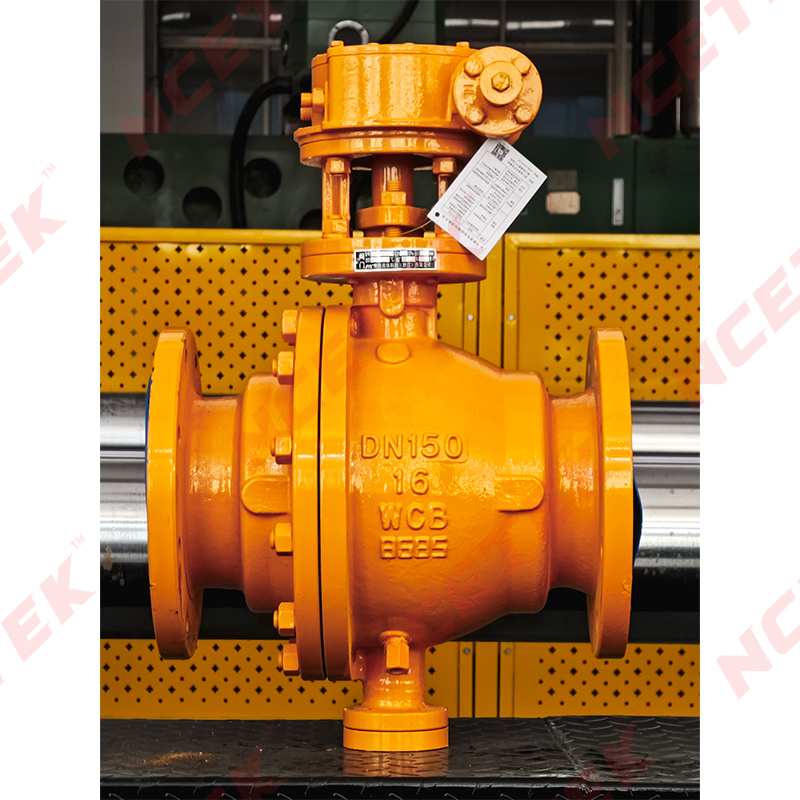 Cast Steel Trunnion Mounted Ball Valve